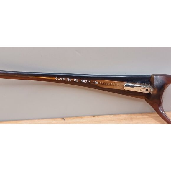 Linea Roma Eyewear Class 166 C2 50-17-135 Brown Eyeglasses Frames - Picture 8 of 15